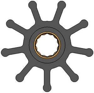 El impulsor reemplaza a JMP 7600-01/JABSCO 18958-0001/JOHNSON 09-704B/SHERWOOD 17000K/CEF 500164